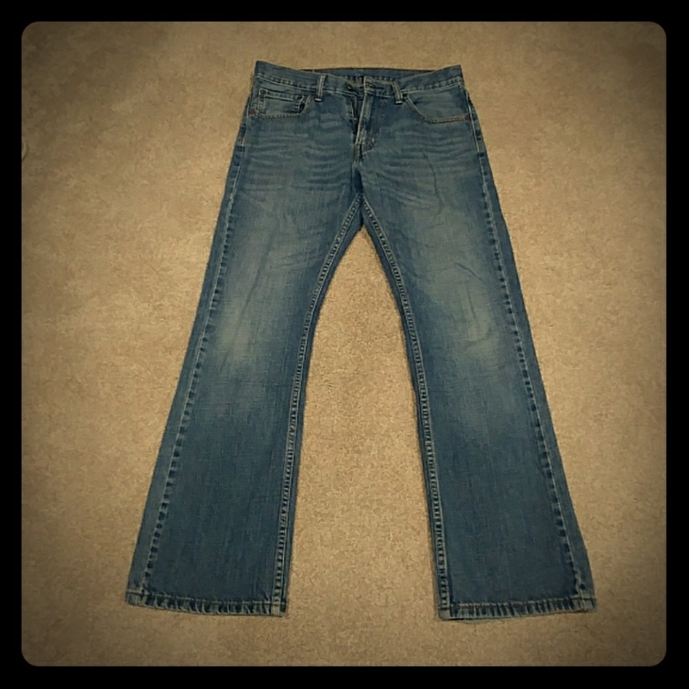 Men's 32 x 30 Levi 527 Low Rise Boot Cut Jeans